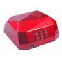 Сушарка для нігтів UV LAMP CCF+LED, Манікюрна лід лампа для полімеризації гель-лаків. Колір: червоний