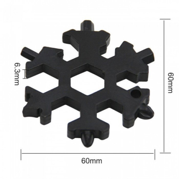 Універсальний інструмент багатофункціональний мультитул SNOWFLAKE WRENCH TOOL