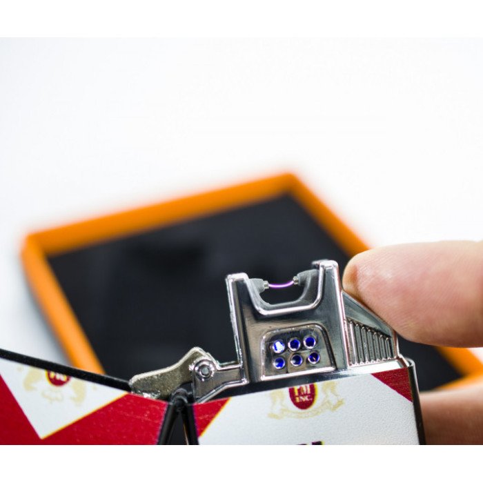 Електрозапальничка дугова від USB (ZGP 21 Мальборо) сенсорна запальничка на акумуляторі