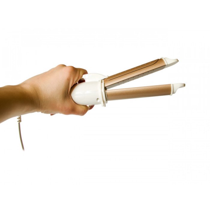 Щипці, плойка для волосся, випрямляч GEMEI GM-1993 2в1 t200