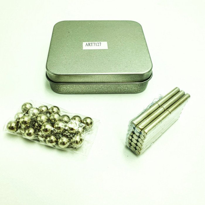 Магнітний конструктор Buckyballs n Buckybars, 64 деталі, магнітна іграшка неокуб, магнітний конструктор