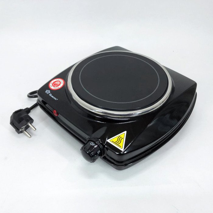 Електроплита настільна DOMOTEC MS-5851 900 Вт, Кухонна плита електро для кухні на 1 конфорку