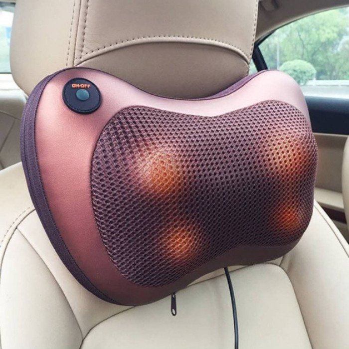 Масажна подушка Car and Home Massage Pillow, масажер для шиї автомобільний