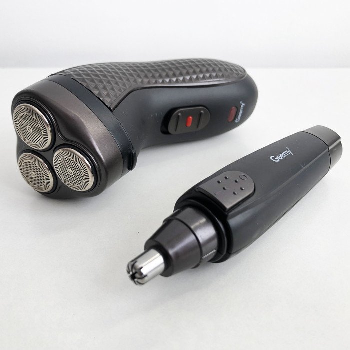 Тример для стрижки бороди триммер для носа, електробритва 3 в 1 GEMEI GM-7113, Тример бездротовий