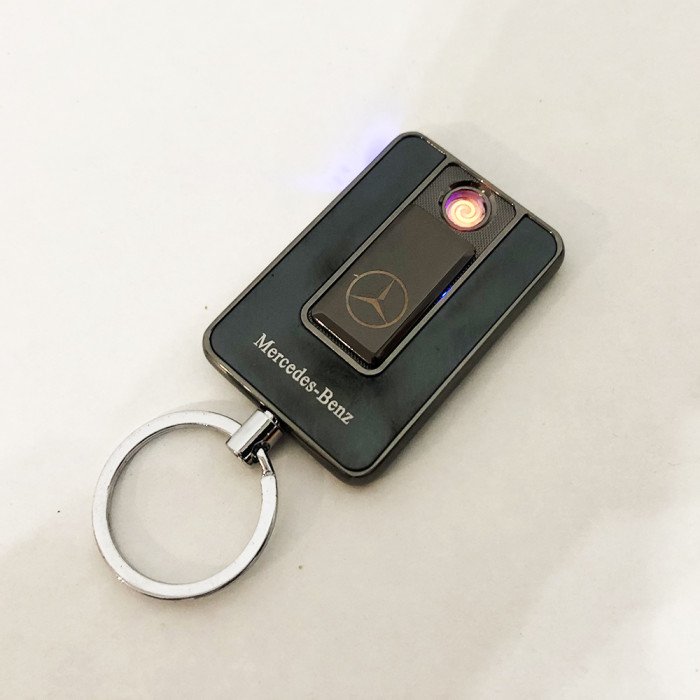 Запальничка спіральна USB-811. Mercedes. Колір чорний