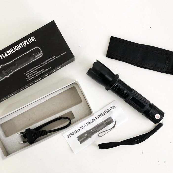 Світлодіодний ліхтарик з відлякувачем Police BL-1101 ЗУ 220В + чохол, ліхтар ручний тактичний