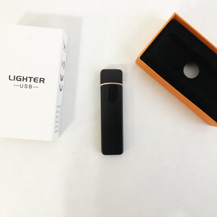 Запальничка спіральна USB ZGP-4. Колір чорний