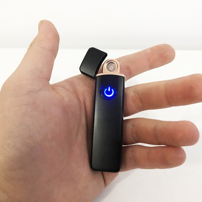 Запальничка спіральна USB ZGP-4. Колір чорний