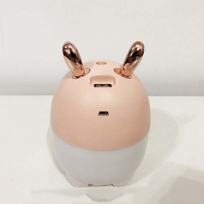 Зволожувач повітря Air Purifier BA-4. Колір: рожевий (зайчик)