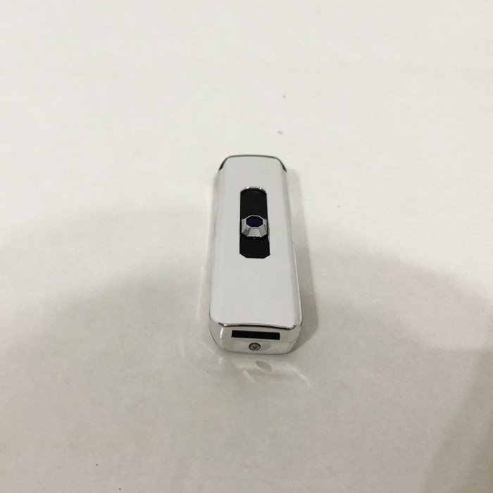 Запальничка електрична, спіральна сенсорна електрична запальничка usb. Колір: срібний