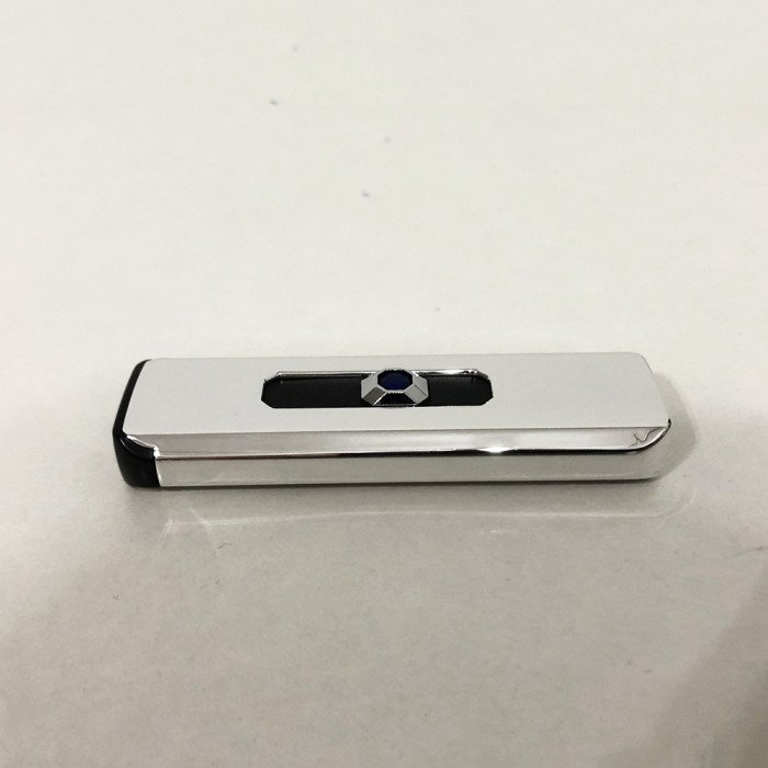 Запальничка електрична, спіральна сенсорна електрична запальничка usb. Колір: срібний