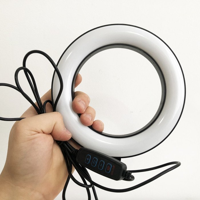Кільцева лампа 16 см (USB, 5Вт, 3200-5500К)