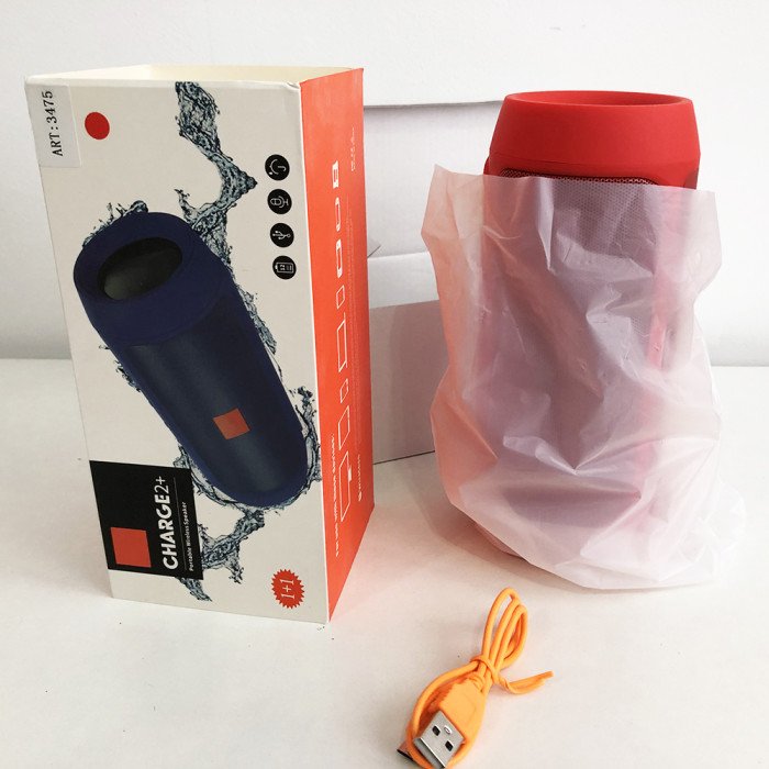 Колонка JBL CHARGE2 + J2 (аналог) Колір: червоний