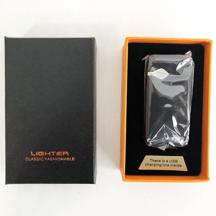 Електроімпульсна запальничка USB 315, акумуляторна запальничка подарункова, Вітрозахисна запальничка