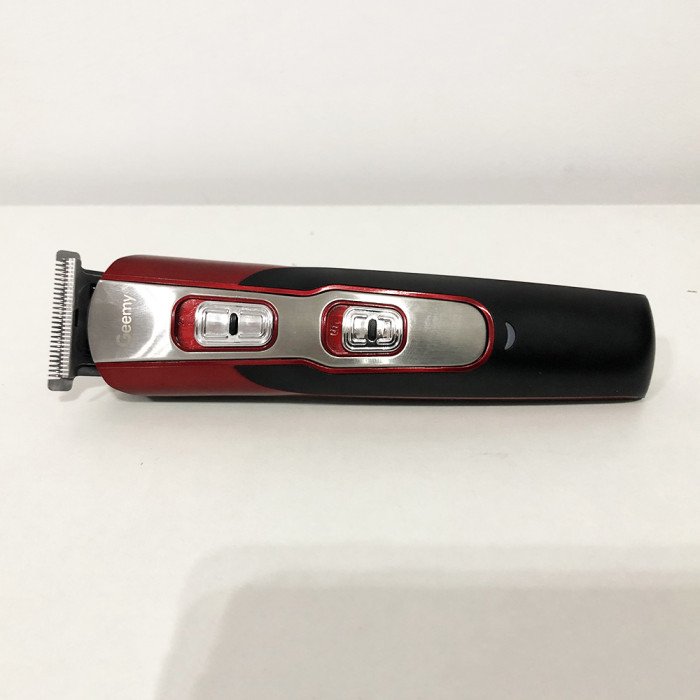 Машинка для стрижки 10в1 GEMEI GM-592, машина для окантування, підстригальна машинка. Колір: червоний