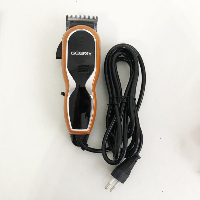 Професійна машинки для стрижки волосся Gemei GM-817 Pro. Колір помаранчевий