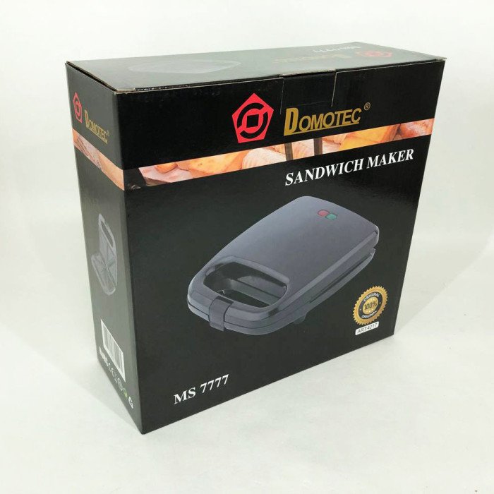 Сендвічниця DOMOTEC MS-7777, Електробутербродниця, Сендвічниця мультипекар, Бутербродниця електрична