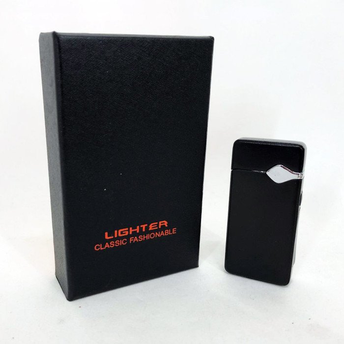 Електроімпульсна запальничка USB 315, акумуляторна запальничка подарункова, Вітрозахисна запальничка