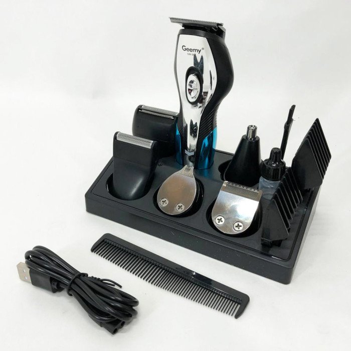 Машинка для стрижки, тример чоловічий GEMEI GM-562, машинка для стрижки голови, з насадками для бороди