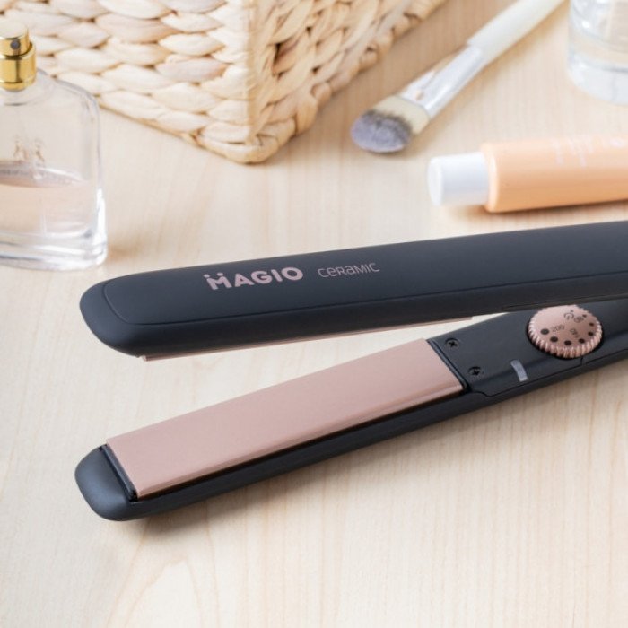 Щипці для волосся з керамічними пластинами MAGIO MG-577