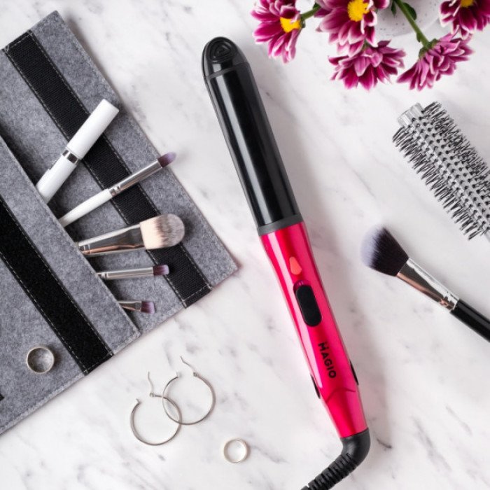 Щипці плойка-випрямляч MAGIO MG-678, Випрямляч для волосся 2в1, Гофре плойка прасок для волосся