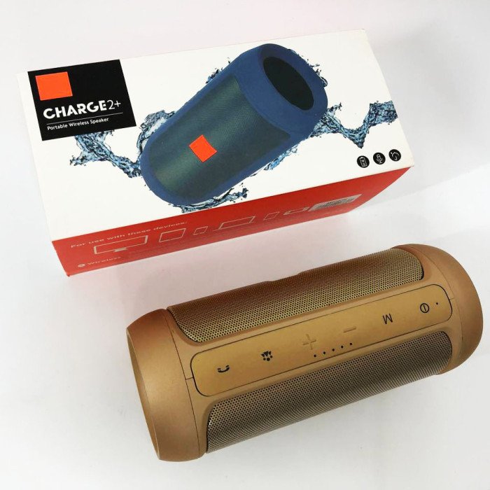 Колонка JBL CHARGE2 + J2 (аналог) Колір: золотий