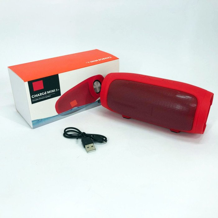 Колонка портативна акустична система Charge Mini E3 (аналог). Колір червоний
