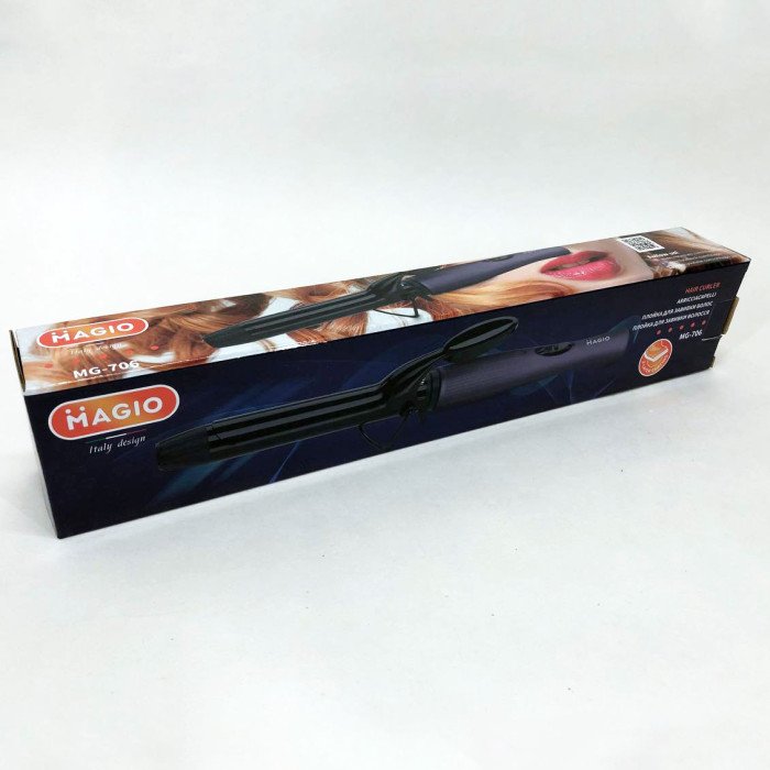 Щипці плойка для завивки волосся MAGIO МG-706, стайлер для укладання, плойка спіральна для завивки волосся