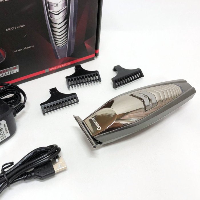 Машинка для стрижки GEMEI GM-6141, підстригальна машинка, професійна електробритва