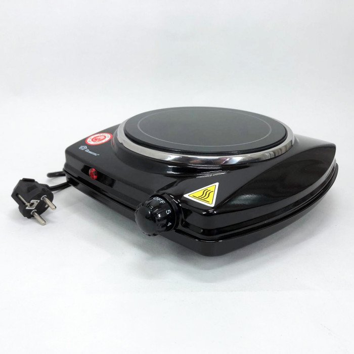 Електроплита настільна DOMOTEC MS-5851 900 Вт, Кухонна плита електро для кухні на 1 конфорку