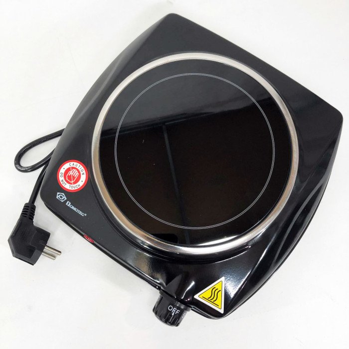 Електроплита настільна DOMOTEC MS-5851 900 Вт, Кухонна плита електро для кухні на 1 конфорку