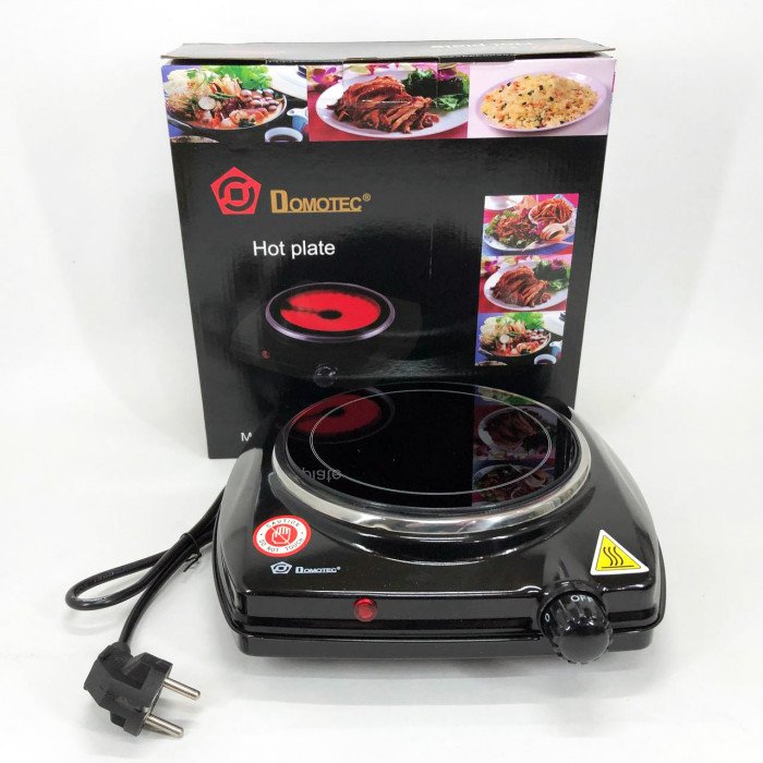 Електроплита настільна DOMOTEC MS-5851 900 Вт, Кухонна плита електро для кухні на 1 конфорку