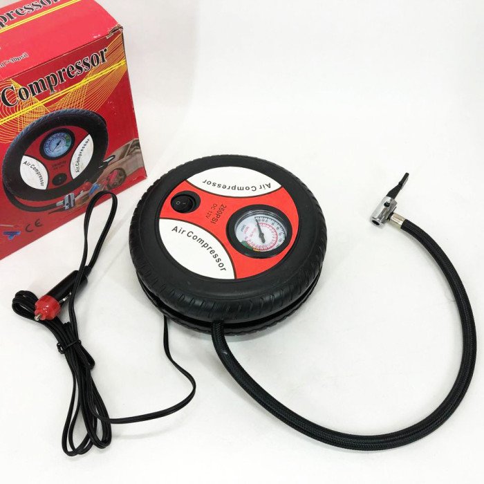 Автомобільний компресор для швидкого підкачування коліс Air Compressor DC12V, автомобільний компресор