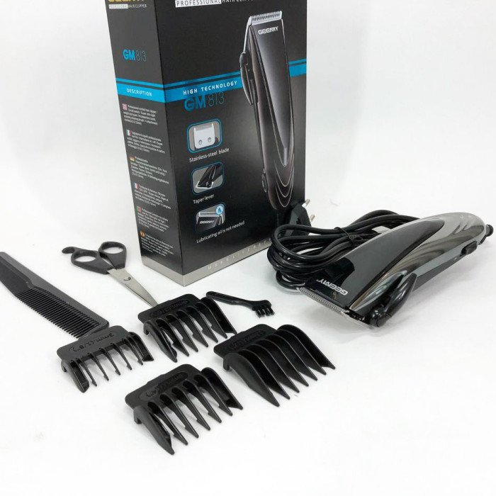 Провідна професійна машинка для стрижки волосся GEMEI GM-813, машинка для стрижки волосся домашня