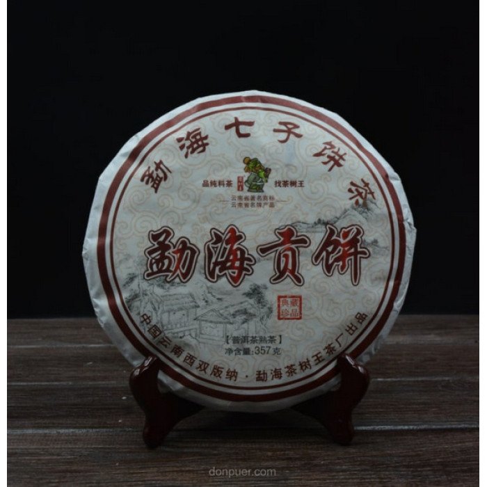 Шу пуер від відомої чайної фабрики Ча Шу Ван (Chashuwang) 357g