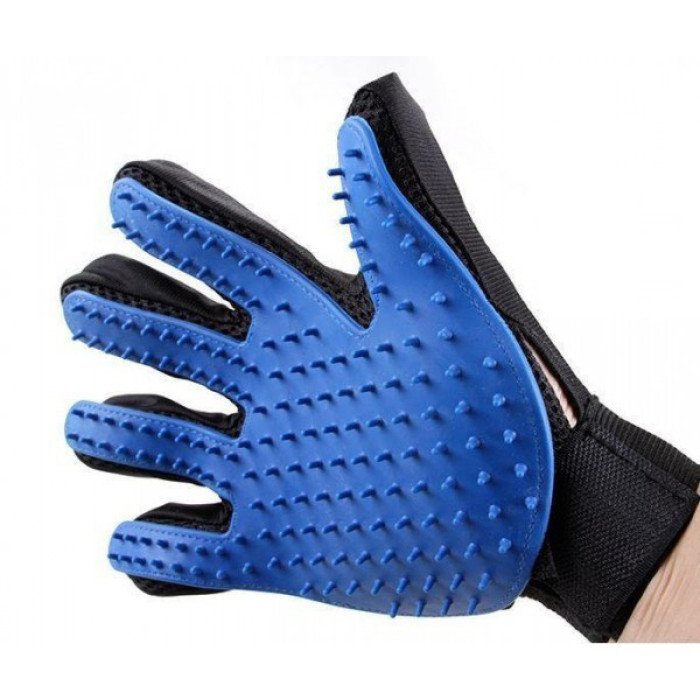 Комплект: Зубна щітка для собак ChewBrush + рукавички для чищення тварин Pet Gloves