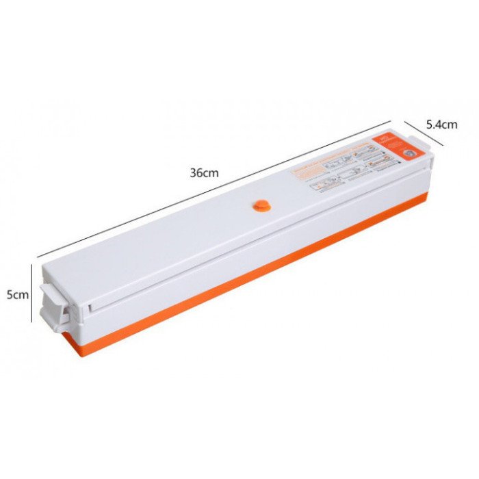 Вакууматор Freshpack Pro вакуумний пакувальник їжі, побутової. Колір помаранчевий