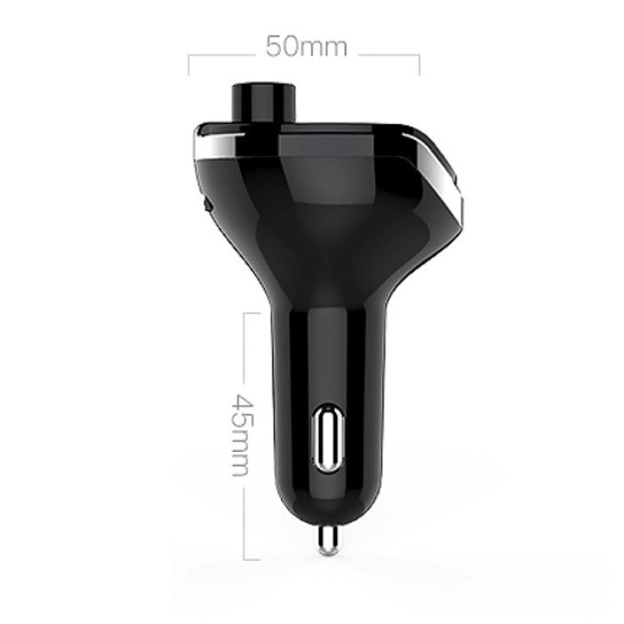 Трансмітер для авто FM MOD-T20, USB, MicroSD. Колір чорний