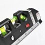 Лазерний рівень Laser Level Pro 3 з вбудованою рулеткою, Високоточний лазерний рівень