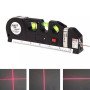 Лазерний рівень Laser Level Pro 3 з вбудованою рулеткою, Високоточний лазерний рівень