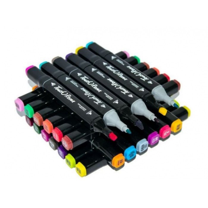 Набір фломастерів для скетчингу 36 шт, Двосторонні маркери touch, Touch маркери