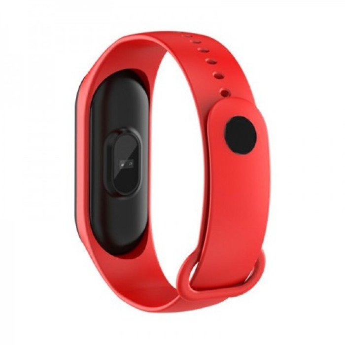 Фітнес Браслет Smart Band M4 з Пульсометром та Тонометром. Колір: червоний