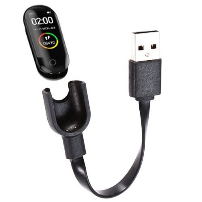 Фітнес Браслет Smart Band M4 з Пульсометром та Тонометром. Колір: червоний