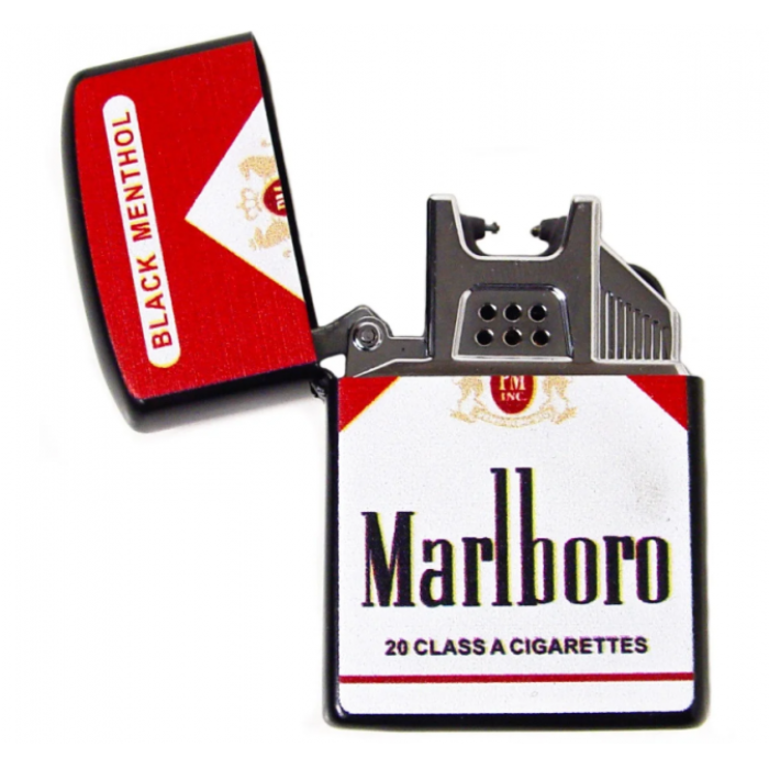 Електрозапальничка дугова від USB (ZGP 21 Мальборо) сенсорна запальничка на акумуляторі