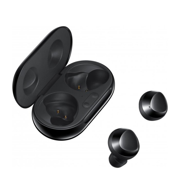 Бездротові навушники, блютуз навушники Samsung Buds+ з кейсом. Колір чорний