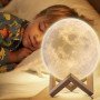 Нічник світиться місяць Moon Lamp 13 см, Нічник для дитини на ніч, Нічник для гарного сну дитини