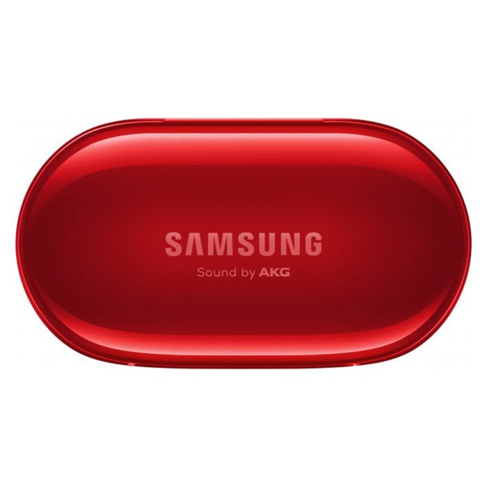 Бездротові навушники, блютуз навушники Samsung Buds + з кейсом. Колір червоний