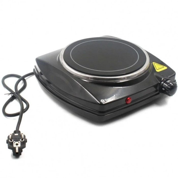 Електроплита настільна DOMOTEC MS-5851 900 Вт, Кухонна плита електро для кухні на 1 конфорку