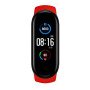 Фітнес браслет Smart Watch M5 Band Classic Black смарт годинник-трекер. Колір червоний