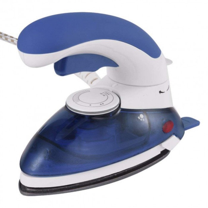 Відпарювач Mini Steam Iron HT-558B, Праска електрична парова, Парова праска для одягу. Колір: синій